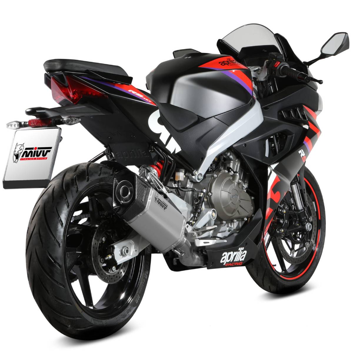 Escape Mivv SR-1 Titanio APRILIA RS 457 2024-